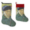 Van Gogh's Self Portrait with Bandaged Ear Stockings - Side by Side compare