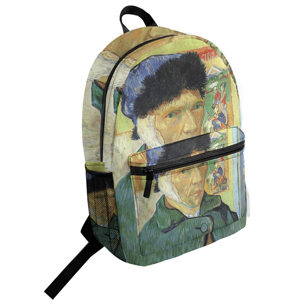 Custom Van Gogh's Self Portrait with Bandaged Ear Student Backpack