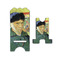 Van Gogh's Self Portrait with Bandaged Ear Stylized Phone Stand - Front & Back - Small