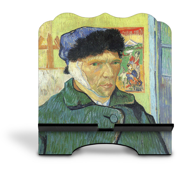 Van Gogh's Self Portrait with Bandaged Ear Stylized Tablet Stand - Front without iPad