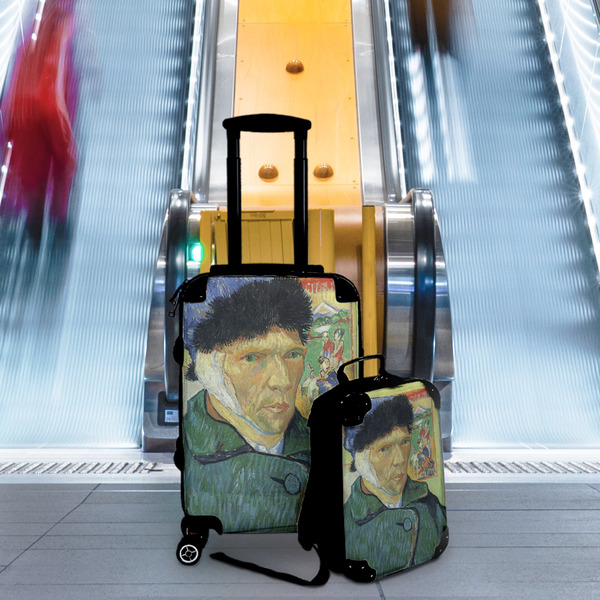 Van Gogh's Self Portrait with Bandaged Ear Suitcase Set 4 - IN CONTEXT