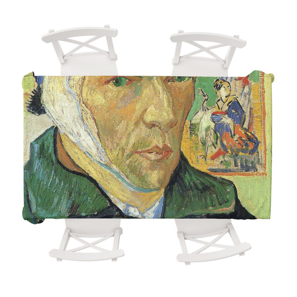 Custom Van Gogh's Self Portrait with Bandaged Ear Tablecloth - 58"x102"