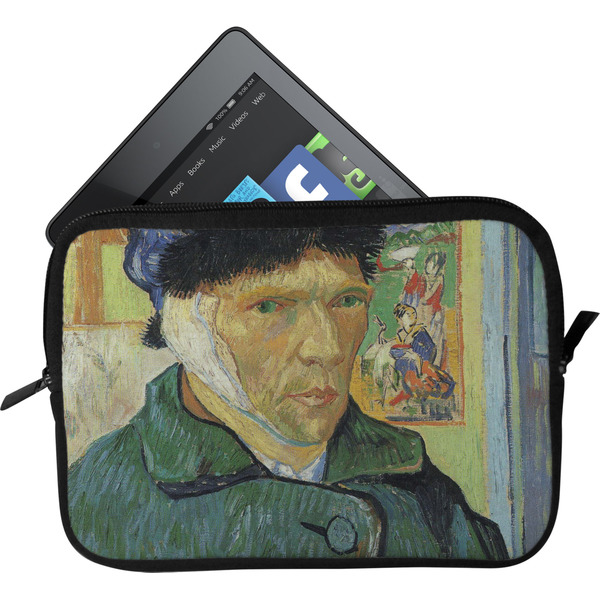 Custom Van Gogh's Self Portrait with Bandaged Ear Tablet Case / Sleeve - Small