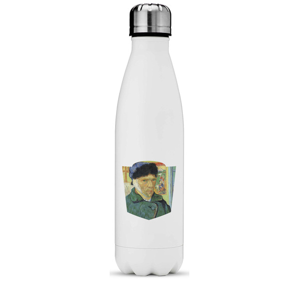 Custom Van Gogh's Self Portrait with Bandaged Ear Water Bottle - 17 oz. - Stainless Steel - Full Color Printing