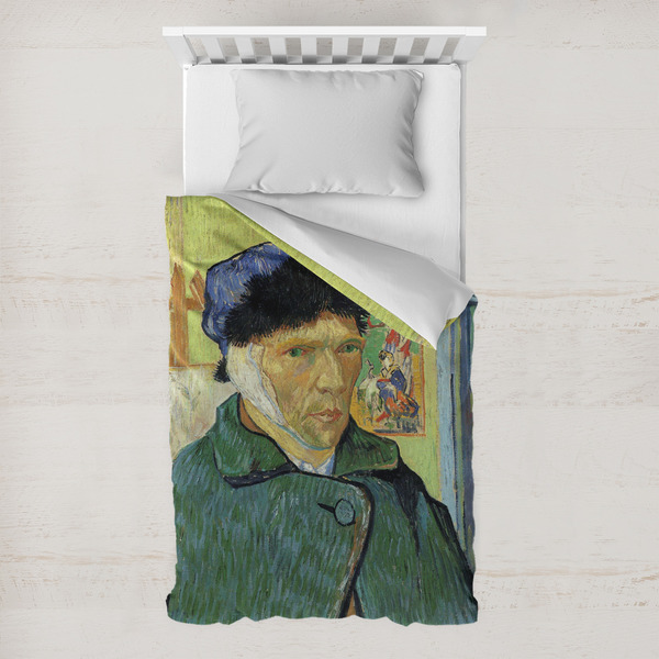 Custom Van Gogh's Self Portrait with Bandaged Ear Toddler Duvet Cover