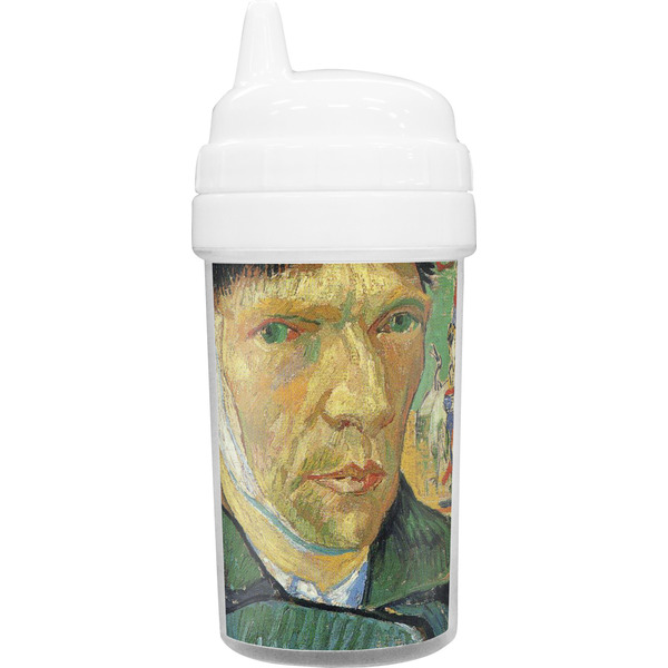 Custom Van Gogh's Self Portrait with Bandaged Ear Toddler Sippy Cup
