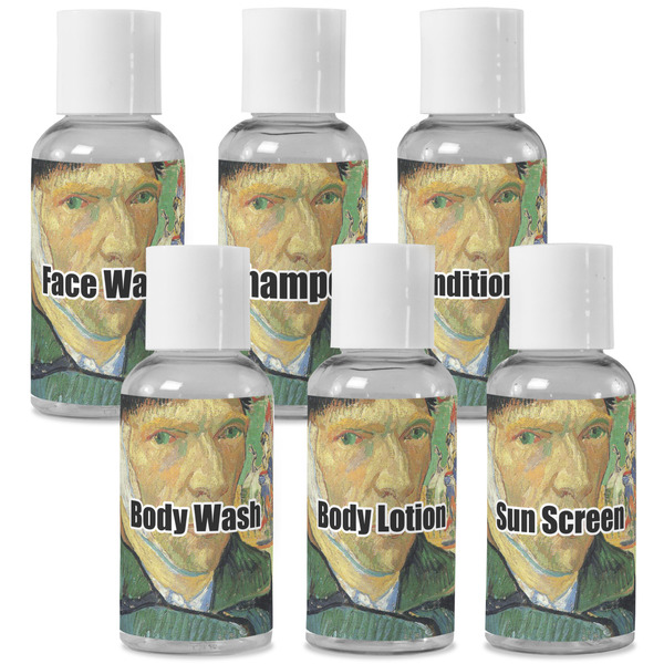 Custom Van Gogh's Self Portrait with Bandaged Ear Travel Bottles