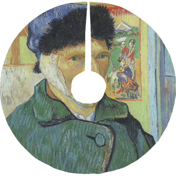 Custom Van Gogh's Self Portrait with Bandaged Ear Tree Skirt