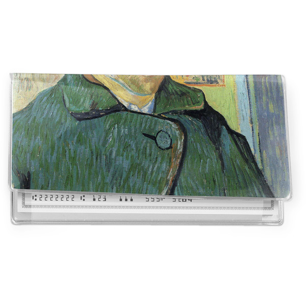 Custom Van Gogh's Self Portrait with Bandaged Ear Vinyl Checkbook Cover