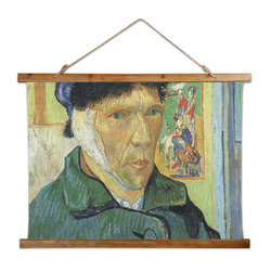 Van Gogh's Self Portrait with Bandaged Ear Wall Hanging Tapestry - Wide