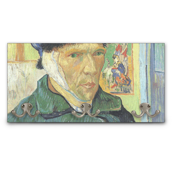 Custom Van Gogh's Self Portrait with Bandaged Ear Wall Mounted Coat Rack