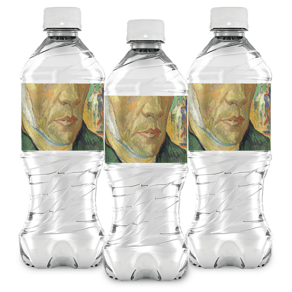 Van Gogh's Self Portrait with Bandaged Ear Water Bottle Labels - Front View