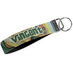Van Gogh's Self Portrait with Bandaged Ear Wristlet Webbing Keychain Fob