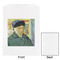 Van Gogh's Self Portrait with Bandaged Ear White Treat Bag - Front & Back View