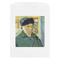 Van Gogh's Self Portrait with Bandaged Ear White Treat Bag - Front View