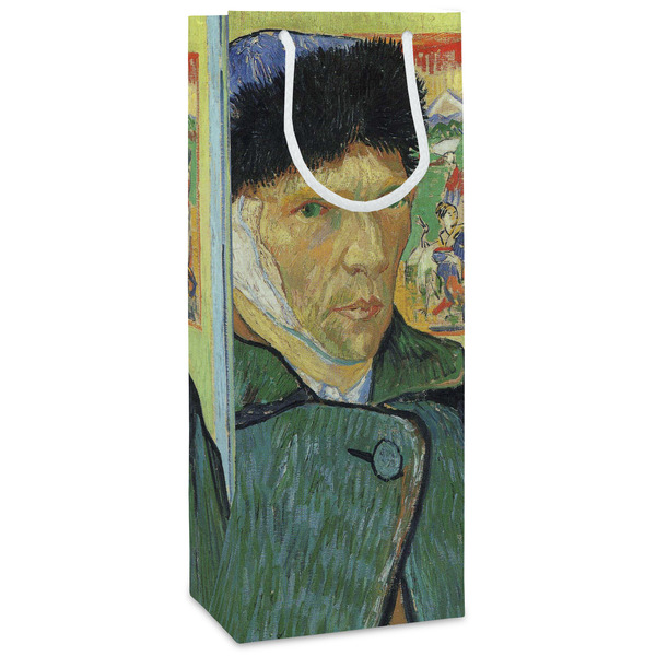 Custom Van Gogh's Self Portrait with Bandaged Ear Wine Gift Bags