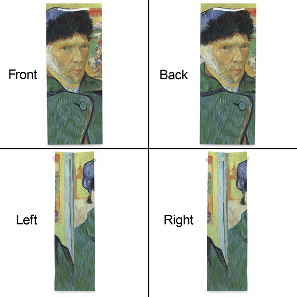 Van Gogh's Self Portrait with Bandaged Ear Wine Gift Bag - Matte - Approval