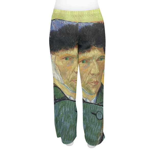 Van Gogh's Self Portrait with Bandaged Ear Women's Pj on model - Back