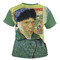 Van Gogh's Self Portrait with Bandaged Ear Women's T-shirt Back