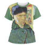 Van Gogh's Self Portrait with Bandaged Ear Women's Crew T-Shirt