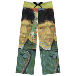 Van Gogh's Self Portrait with Bandaged Ear Womens Pajama Pants - M