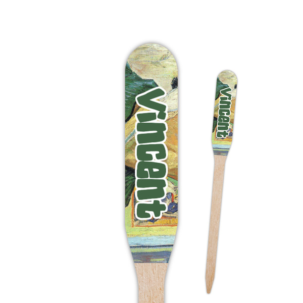 Custom Van Gogh's Self Portrait with Bandaged Ear Paddle Wooden Food Picks