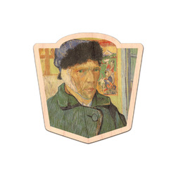 Van Gogh's Self Portrait with Bandaged Ear Genuine Maple or Cherry Wood Sticker