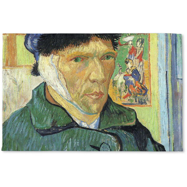 Custom Van Gogh's Self Portrait with Bandaged Ear Woven Mat