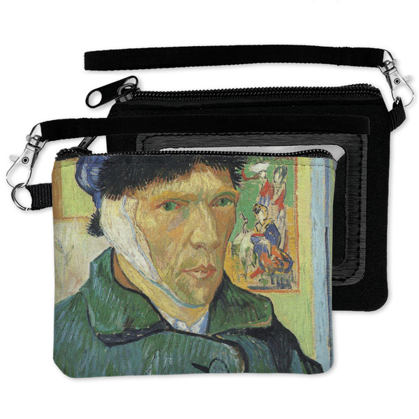 Van Gogh's Self Portrait with Bandaged Ear Wristlet ID Cases - MAIN