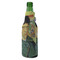 Van Gogh's Self Portrait with Bandaged Ear Zipper Bottle Cooler - ANGLE (bottle)