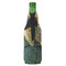 Van Gogh's Self Portrait with Bandaged Ear Zipper Bottle Cooler - BACK (bottle)