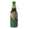 Van Gogh's Self Portrait with Bandaged Ear Zipper Bottle Cooler - FRONT (bottle)