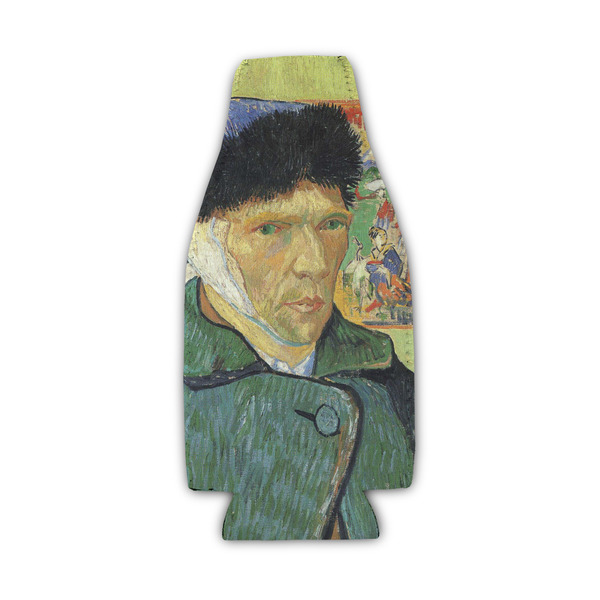 Custom Van Gogh's Self Portrait with Bandaged Ear Zipper Bottle Cooler