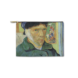Van Gogh's Self Portrait with Bandaged Ear Zipper Pouch - Small - 8.5"x6"