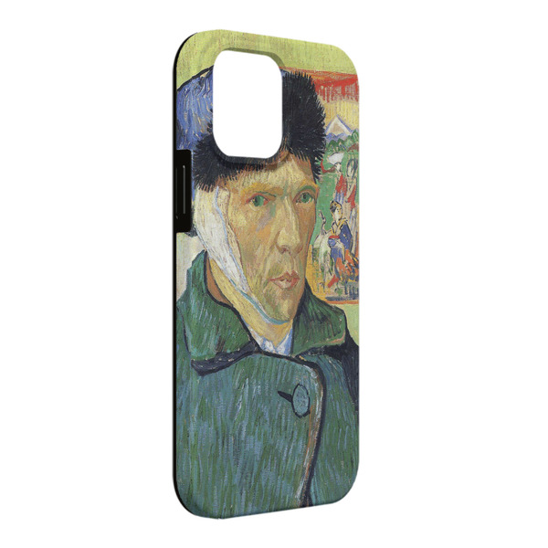 Custom Van Gogh's Self Portrait with Bandaged Ear iPhone Case - Rubber Lined - iPhone 13 Pro Max