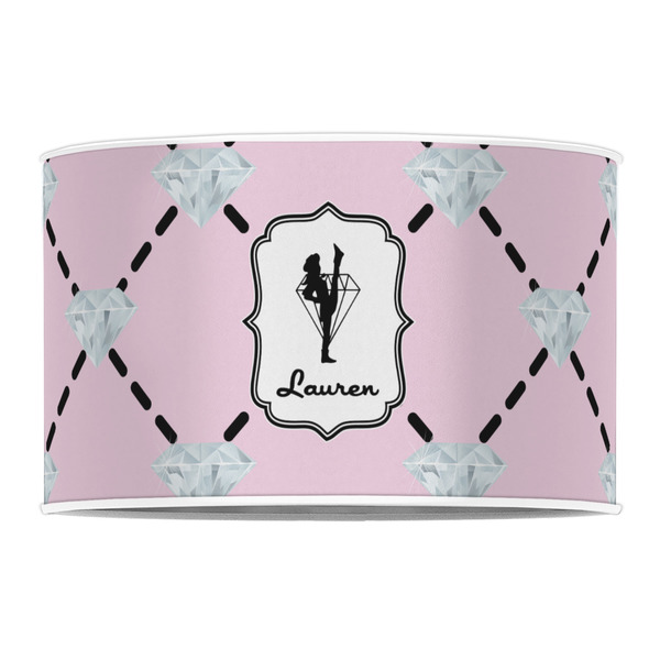 Diamond Dancers 12" Drum Lampshade - FRONT (Poly Film)