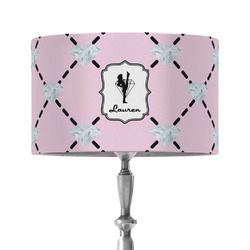 Diamond Dancers 12" Drum Lamp Shade - Fabric (Personalized)