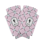 Diamond Dancers Can Cooler (tall 12 oz) - Set of 4 (Personalized)