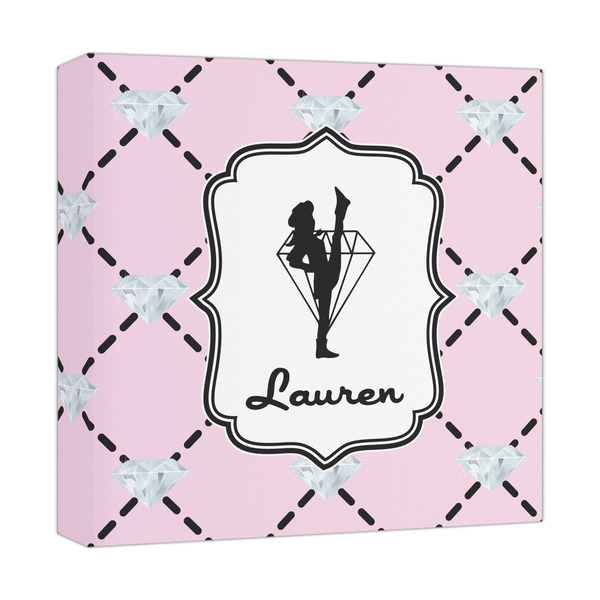 Custom Diamond Dancers Canvas Print - 12x12 (Personalized)