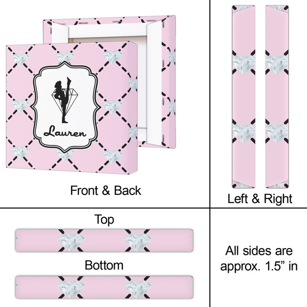 Diamond Dancers 12x12 - Canvas Print - Approval