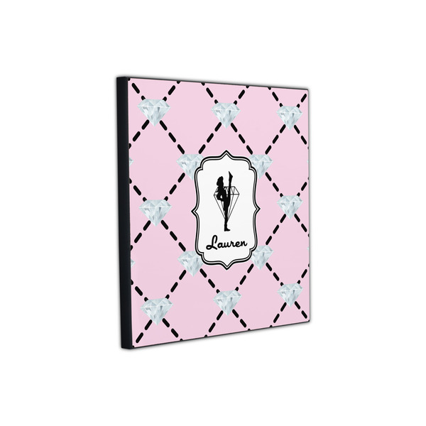 Diamond Dancers 12x12 Wood Print - Angle View