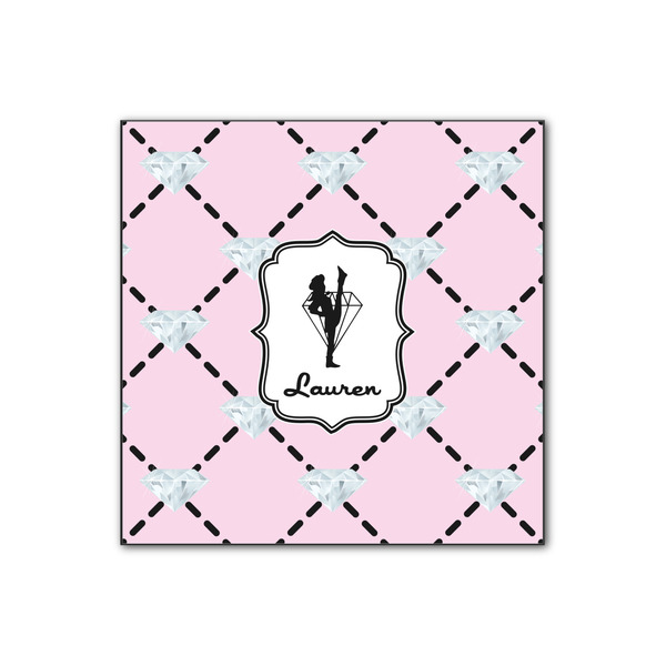 Custom Diamond Dancers Wood Print - 12x12 (Personalized)