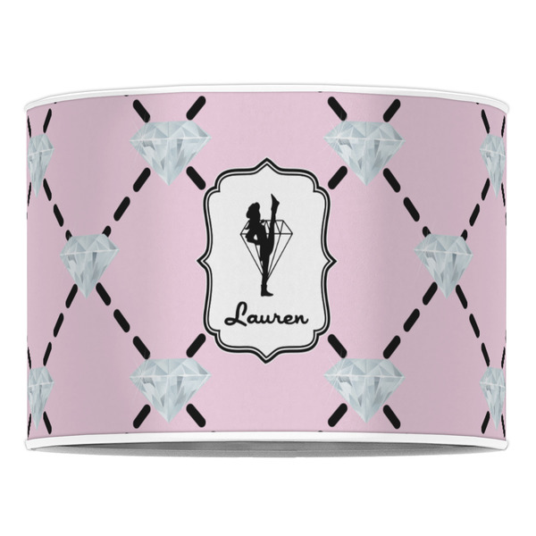 Diamond Dancers 16" Drum Lampshade - FRONT (Poly Film)