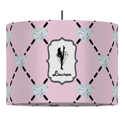 Diamond Dancers Drum Pendant Lamp (Personalized)