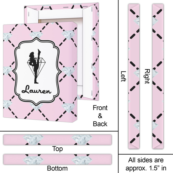 Diamond Dancers 16x20 - Canvas Print - Approval