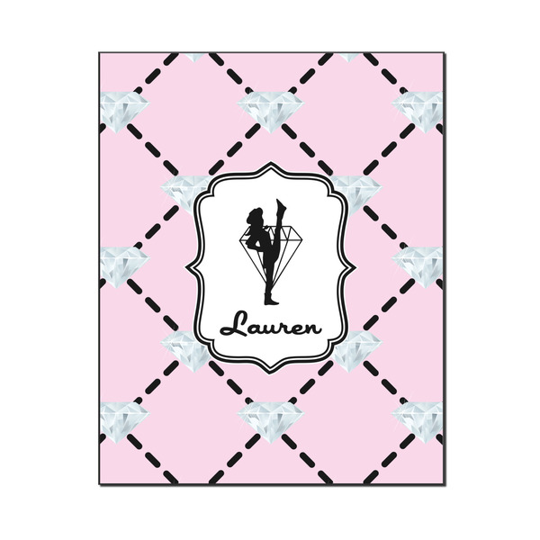 Custom Diamond Dancers Wood Print - 16x20 (Personalized)