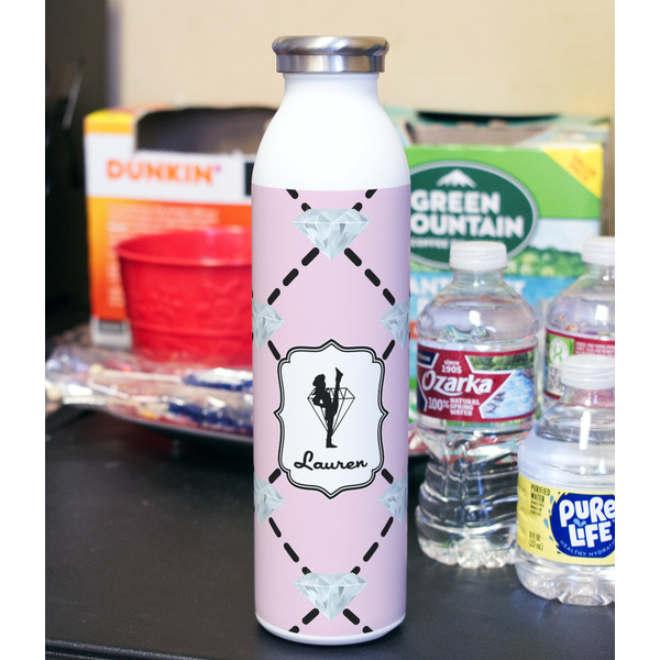 Diamond Dancers 20oz Water Bottles - Full Print - In Context