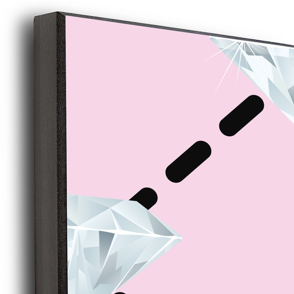 Diamond Dancers 20x30 Wood Print - Closeup