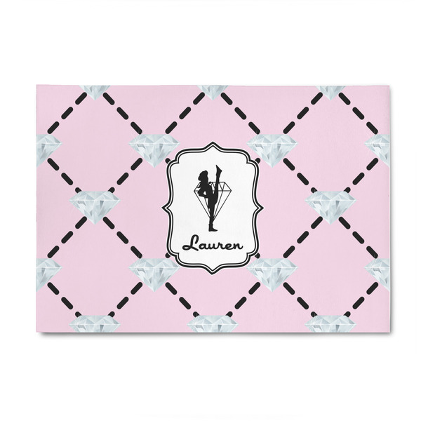 Custom Diamond Dancers 4' x 6' Patio Rug (Personalized)