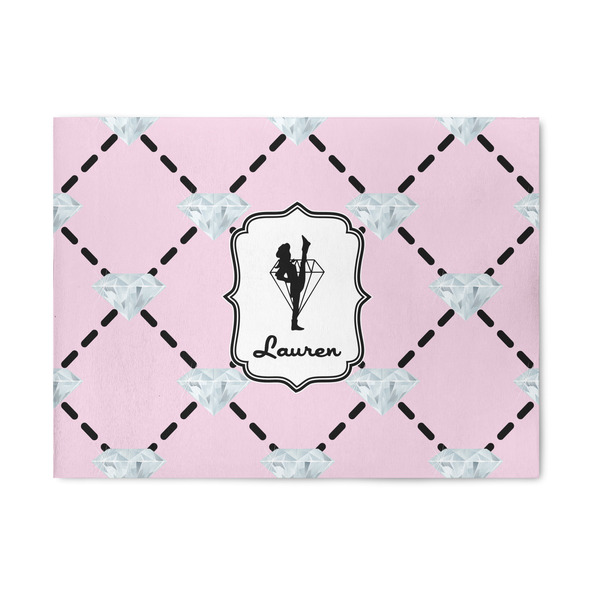 Custom Diamond Dancers 5' x 7' Patio Rug (Personalized)